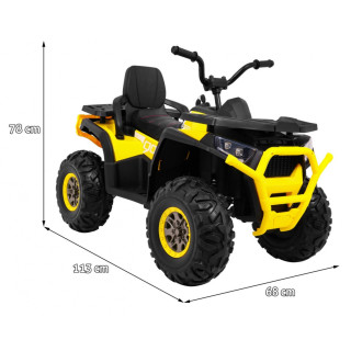 Quad Vehicle ATV Desert Yellow