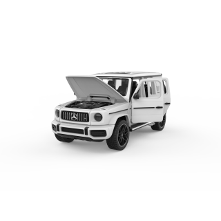 Metal car Mercedes Benz AMG G63 1:32 RASTAR White