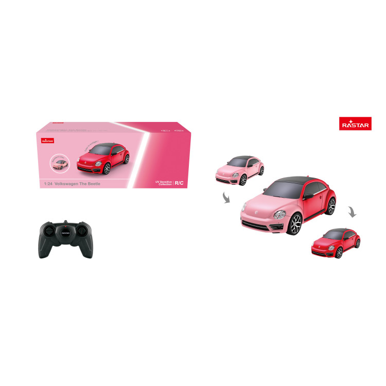 R/C car Volkswagen Beetle 1:24 RASTAR Variable Colors