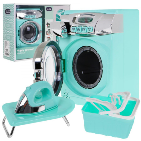 Large Set Washing Machine, Laundry Basket, Ironing Board