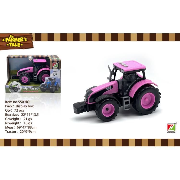 Pink Tractor With Sound Function