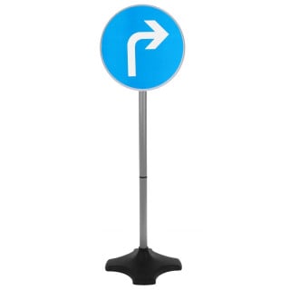 Road signs 80 cm, 5 Pcs