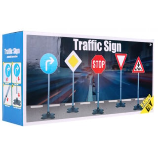 Road signs 80 cm, 5 Pcs