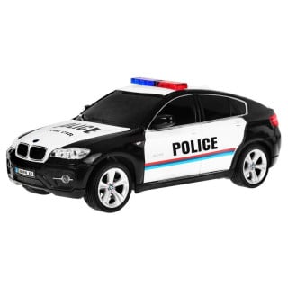 1:24 R/C Licensed police car Bmw X 6 Black Police