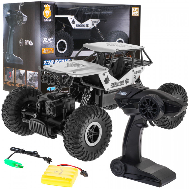 Crawler R/C Monster 1:18 Silver