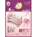 Cradle bed for a doll