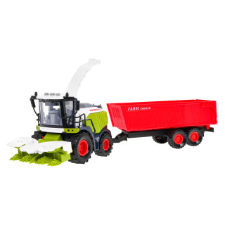 Combine harvester with Trailer