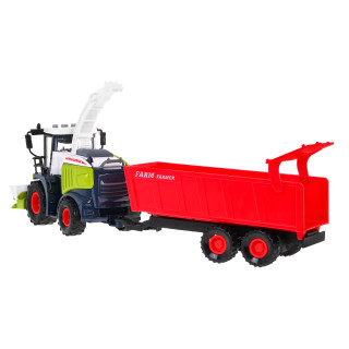 Combine harvester with Trailer