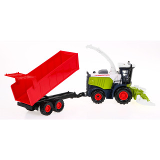 Combine harvester with Trailer