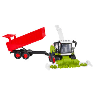 Combine harvester with Trailer