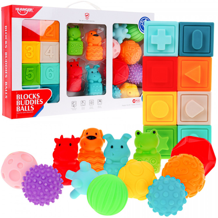 Mega Set of Rubber Sensory Balls For The Youngest