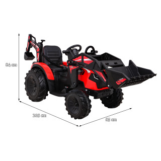 Buggy Tractor With Trailer 720-T Red