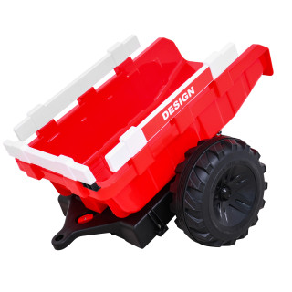 Buggy Tractor With Trailer 720-T Red