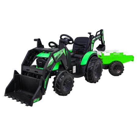 Buggy Tractor With Trailer 720-T Green