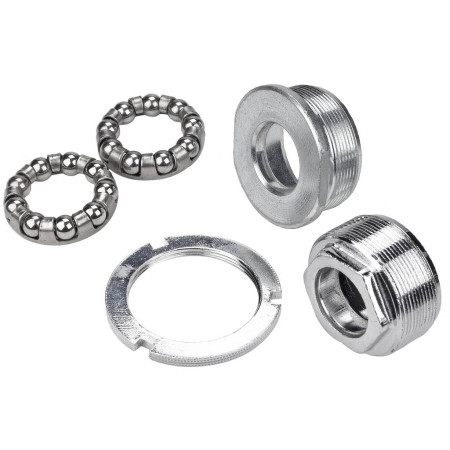 Miniklio velenas Azimut BSA 1.37x24T R/L, bearings 1/4"x9x2pcs.