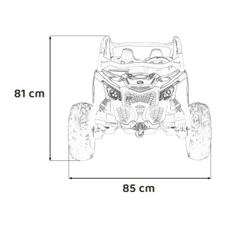 Vehicle Buggy Maverick Turbo RR Blue