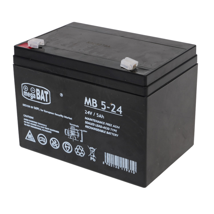 Vehicle parts battery 24V 5AH