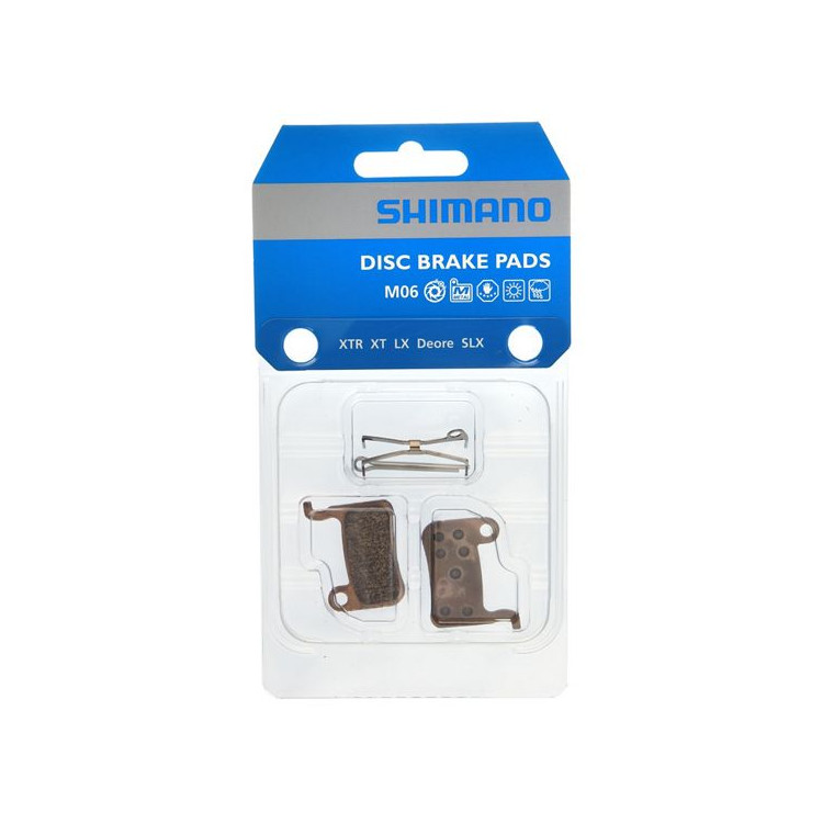 Diskinių stabdžių kaladėlės Shimano M06 Metal