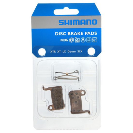 Diskinių stabdžių kaladėlės Shimano M06 Metal