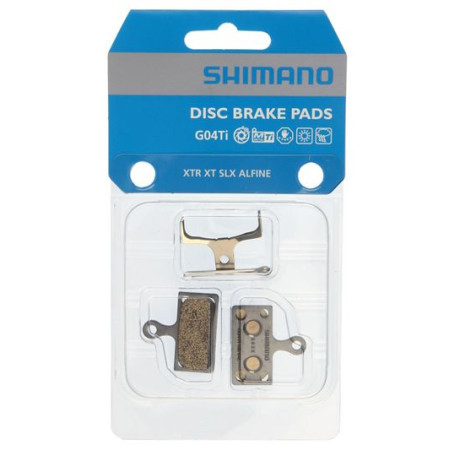 Diskinių stabdžių kaladėlės Shimano G04TI Metal