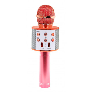 Karaoke Microphone With Rose Gold Speaker