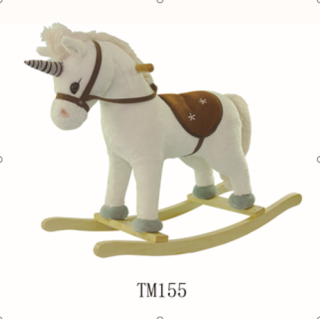 Horse Rocking Horse White