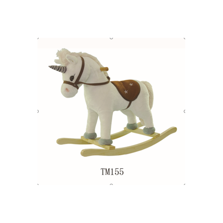 Horse Rocking Horse White