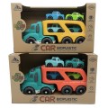 Tow truck + Cars BIOplastik Yellow