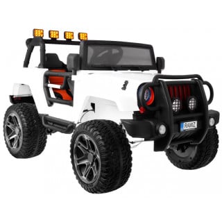 The Monster Jeep 4 x 4 White