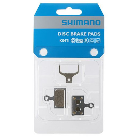 Diskinių stabdžių kaladėlės Shimano K04TI Metal