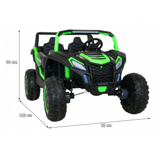 Vehicle Buggy ATV Racing 4x4 Green