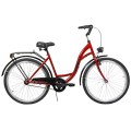 Dviratis AZIMUT Classic 26" 2023 bordo