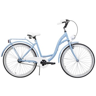 Dviratis AZIMUT City Lux 26" 2023 light blue-white