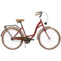 Dviratis AZIMUT City Lux 26" 2023 bordo-brown