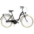 Dviratis AZIMUT City Lux 26" 2023 black-cream