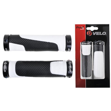 Vairo rankenėlės Velo ProX VLG-776AD3 129mm GEL Lock-on black-white