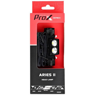 Priekinė lempa ProX Aries II 2xCREE XM-L2 1100Lm USB