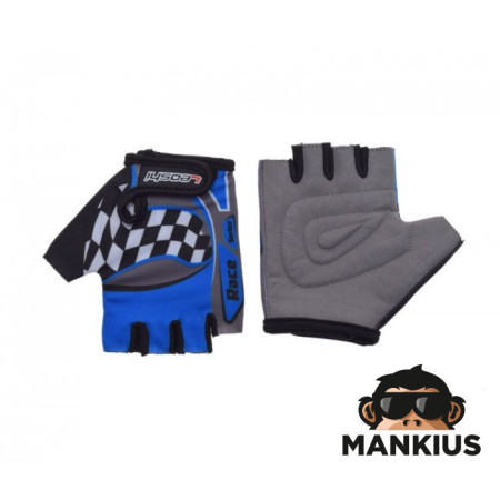 GLOVES , BICYCLE KIDS BLUE 3XS