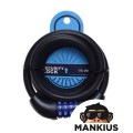 SPIRAL CABLE LOCK 12X1500 BLACK