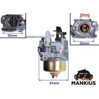 KARBIURATORIUS, GX270 GO-KART VARIKLIS 23 mm ĮVADAS