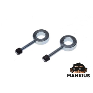 ADJUSTER, DRIVE CHAIN TENSIONER FOR DERBI SENDA SET OF 2 PCS