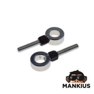 ADJUSTER, DRIVE CHAIN TENSIONER FOR DERBI SENDA SET OF 2 PCS