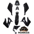 DANGLŲ RINKINYS, KŪNO PLASTIKAS DERBI SENDA DRD RACING 50 BLACK