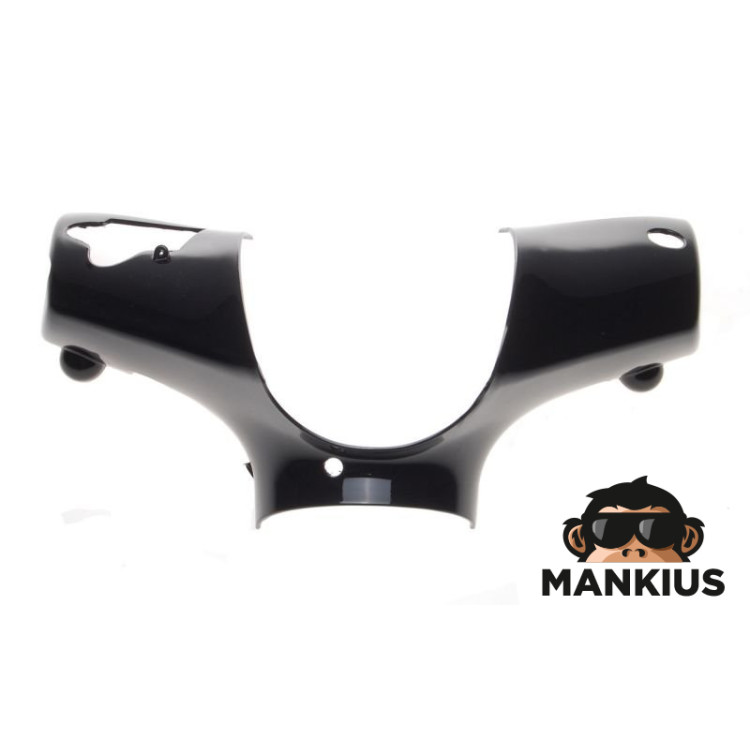 COVER, HANDLEBAR FRONT BLACK PIAGGIO ZIP