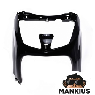 JUODAS PRIEKINIŲ ŽIBINTŲ Dangtis, skirtas YAMAHA X-MAX 125