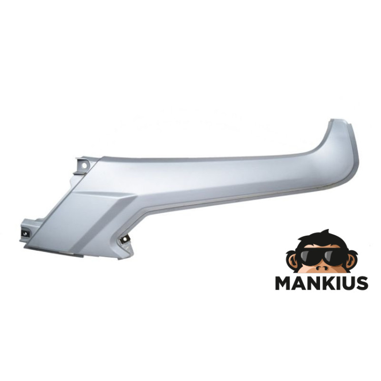 COVER, REAR LOWER SILVER RIGHT CPI GTX 50/125