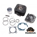 CILINDRŲ PAGRINDAS su GALVA 70cc 47,00mm 2T IRON QUANTUM