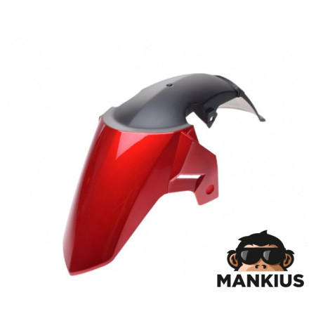 FRONT FENDER, RED+ BLACK FOR JUNAK 904