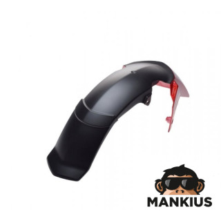 FRONT FENDER, RED+ BLACK FOR JUNAK 904