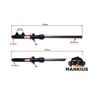 FRONT SHOCKABSORBER, RIGHT & LEFT FOR JUNAK 901